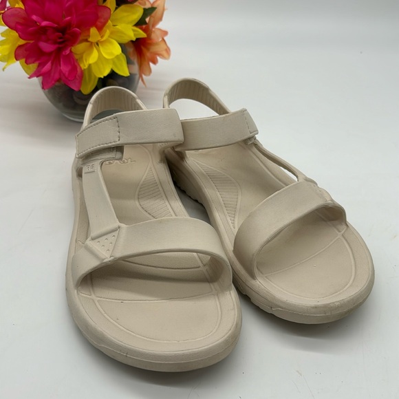 Teva Drift Off White Rubber Hiking Sandals Size 10 KET6360D - Picture 2 of 9